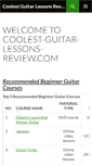 Mobile Screenshot of coolest-guitar-lessons-review.com